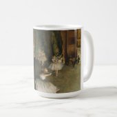 Degas' Die Probe des Balletts auf der Bühne: Kaffeetasse (VorderseiteRechts)