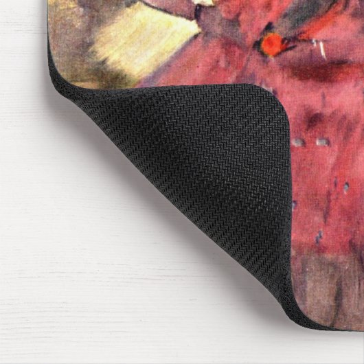 Degas: Die rosa Tänzer Mousepad (Ecke)