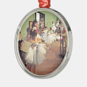 Degas - Die Tanzklasse Ornament Aus Metall (Links)