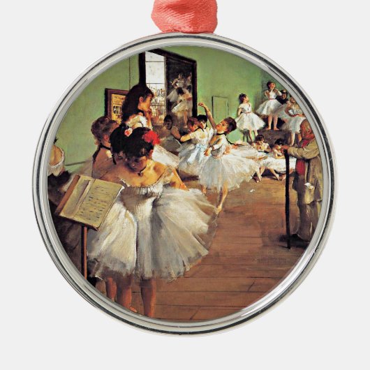 Degas - Die Tanzklasse Ornament Aus Metall (Vorne)