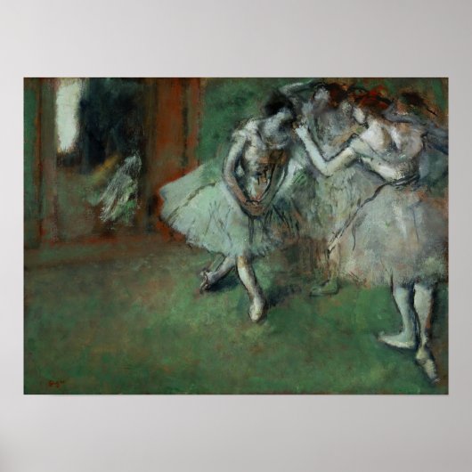 Degas - eine Gruppe von Tänzern Poster (Vorne)