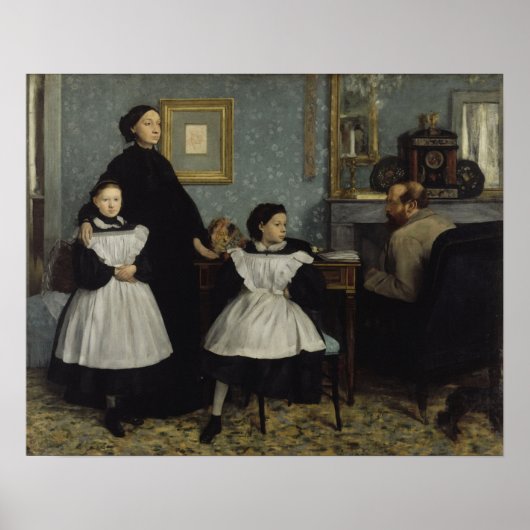 Degas - Familie Bellelli Poster (Vorne)