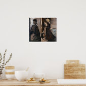 Degas - Frau Jeantaud im Spiegel Poster (Küche)