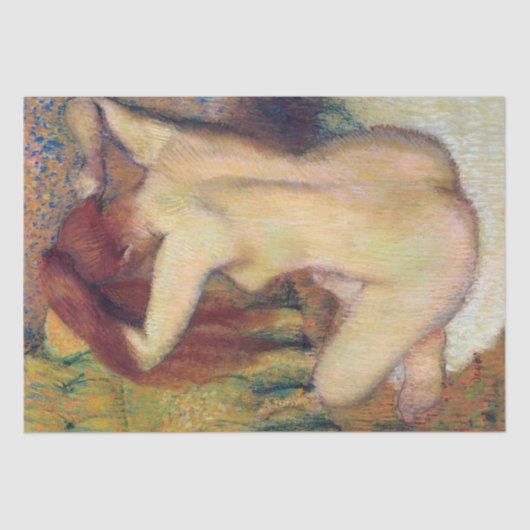 Degas- Frauen, die ihr Haar enttäuschen Seidenpapier (Vorderseite)