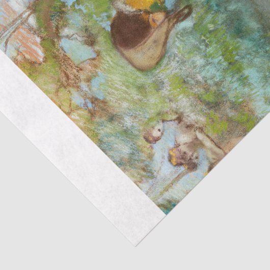 Degas-Harlequin Decoupage Seidenpapier (Detail)