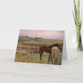 Degas Horses Fine Art Card Karte