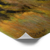 Degas - Landschaft Poster (Ecke)