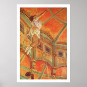 Degas: Miss Lala beim Cirque Fernando Poster (Vorne)