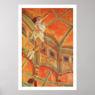 Degas: Miss Lala beim Cirque Fernando Poster