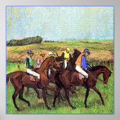 Degas-Pferde Poster (Vorne)