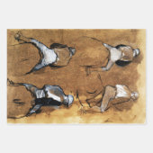 Degas, Pferderennen Geschenkpapier Set (Vorderseite 2)