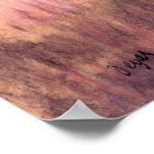 Degas Pink Ballerina Poster (Ecke)