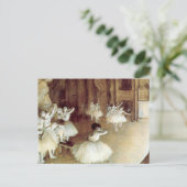 Degas-Probe zur Bühne Postkarte (Stehend Vorderseite)