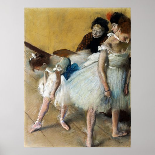 Degas - Prüfung des Tanzes Poster (Vorne)