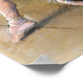 Degas - Prüfung des Tanzes Poster (Ecke)