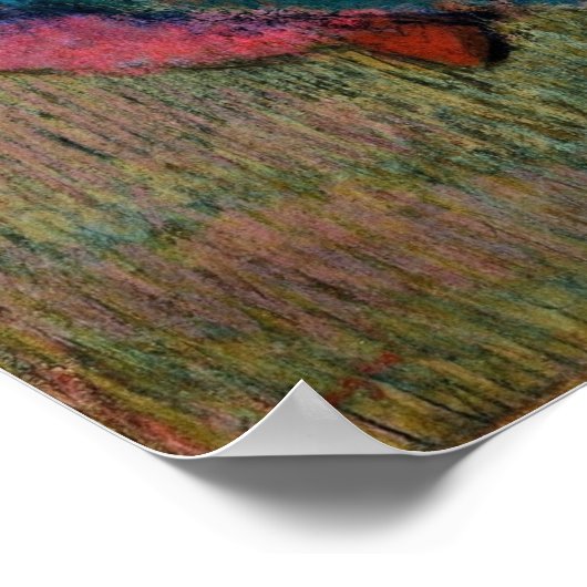 Degas - Russische Tänzer Poster (Ecke)