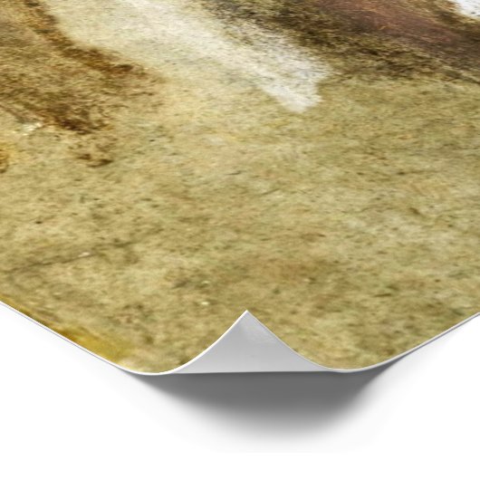 Degas - Selbstportrait Poster (Ecke)