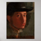 Degas - Selbstportrait Poster (Vorne)