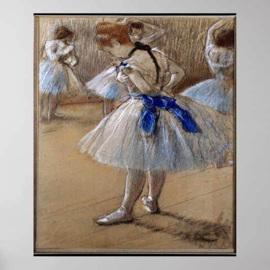 Degas Studie einer Tänzerin Poster (Vorne)