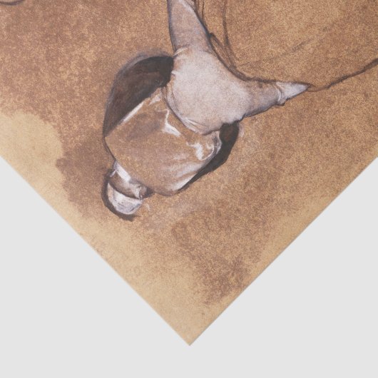 Degas- Studien über eine Jockey-Decoupage Seidenpapier (Detail)