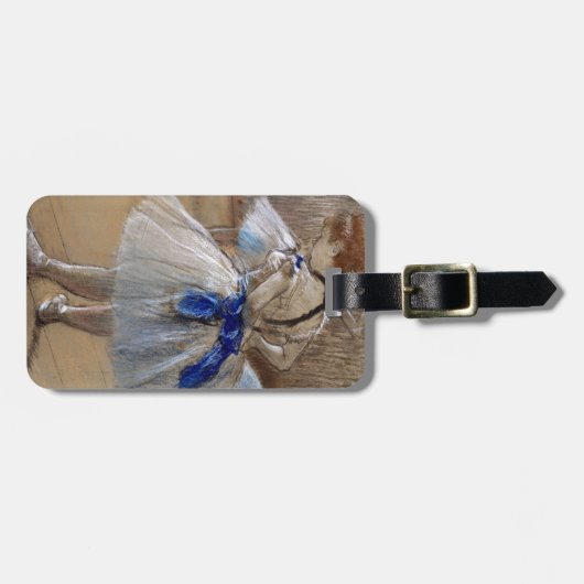 Degas Study of a Dancer Gepäckanhänger (Vorderseite horizontal)