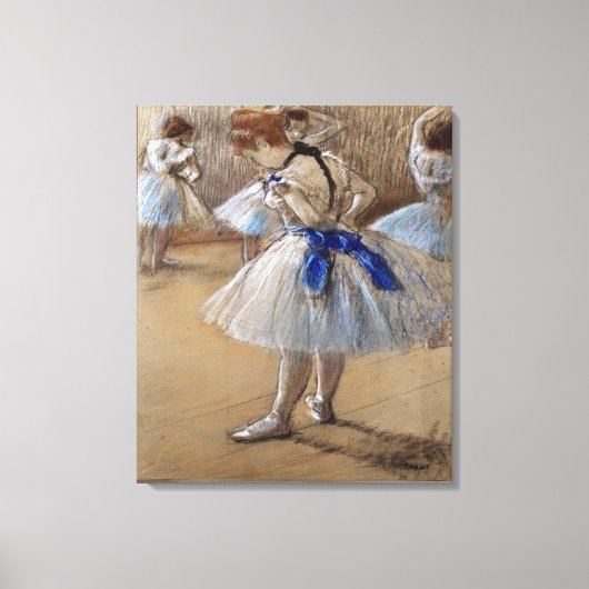 Degas Study of a Dancer Leinwanddruck (Vorderseite)