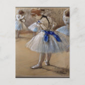 Degas Study of a Dancer Postkarte (Vorderseite)