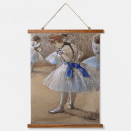 Degas Study of a Dancer Wandteppich Mit Holzrahmen