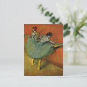 Degas, Tänzer an der Barre Postkarte (Stehend Vorderseite)