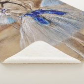 Degas Tänzer mit blauer Schleife Sherpadecke (3/4)