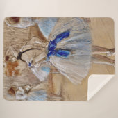 Degas Tänzer mit blauer Schleife Sherpadecke (Vorderseite (Horizontal))