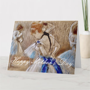 Degas Tänzerin mit blauem Band  Karte