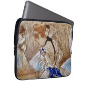 Degas Tänzerin mit blauem Band Laptopschutzhülle (Vorne Rechts)