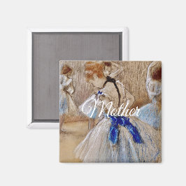 Degas Tänzerin mit blauem Band Magnet