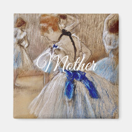 Degas Tänzerin mit blauem Band Magnet