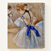 Degas Tänzerin mit blauem Band Notizblock (Rückseite)