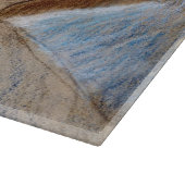Degas Tänzerin mit blauem Band  Schneidebrett (Ecke)
