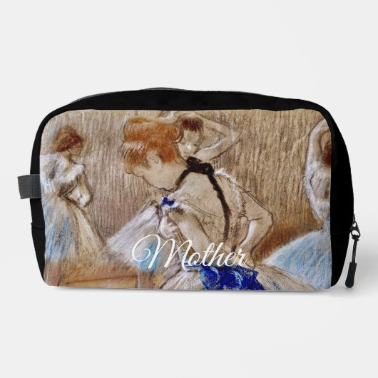 Degas Tänzerin mit blauem Band Waschbeutel (Vorderseite)