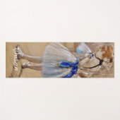 Degas Tänzerin mit blauem Band Yogamatte (Vorderseite (Horizontal))