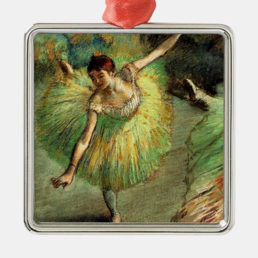Degas - TänzerTilting, berühmtes Bild, Ornament Aus Metall (Vorne)