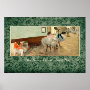 Degas "The Dance Lesson" Poster