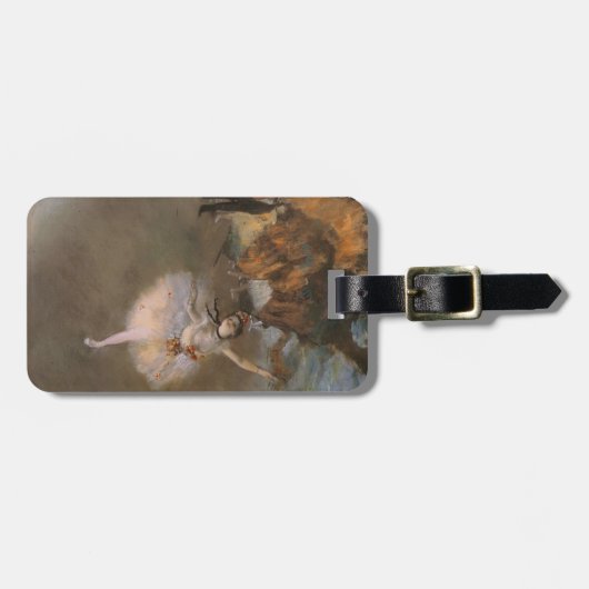 Degas The Star Dancer auf Bühne Gepäckanhänger (Vorderseite horizontal)