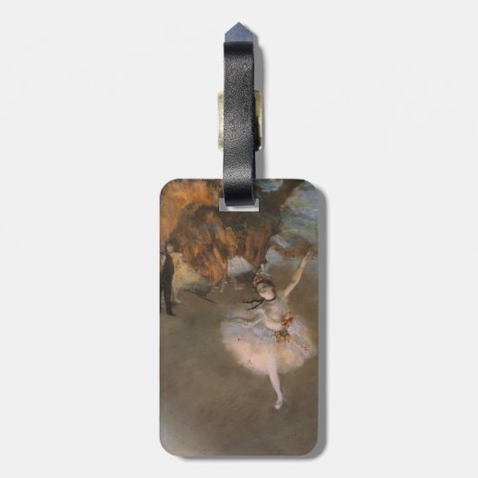 Degas The Star Dancer auf Bühne Gepäckanhänger (Rückseite vertikal)