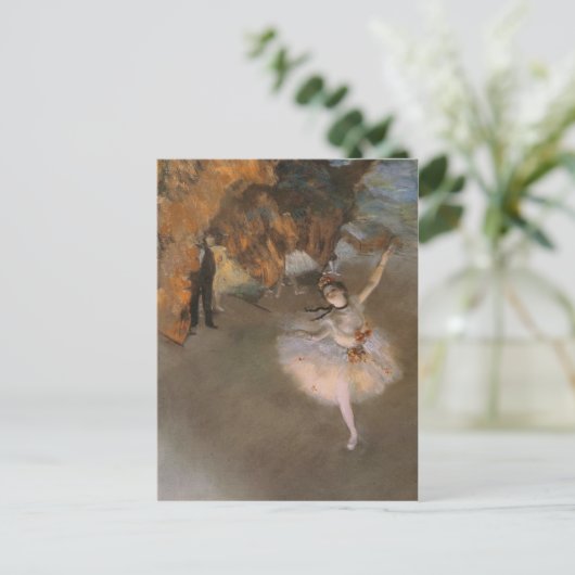 Degas The Star Postkarte (Stehend Vorderseite)