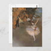 Degas The Star Postkarte (Vorne/Hinten)