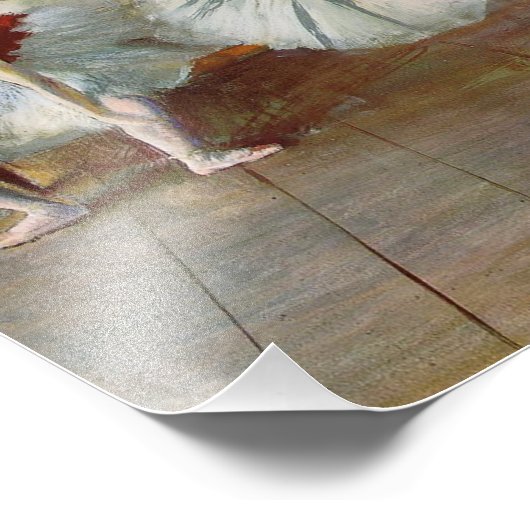 Degas Two Ballet Dancers Foto Print (Ecke)