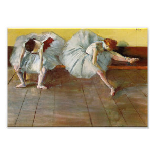 Degas Two Ballet Dancers Foto Print