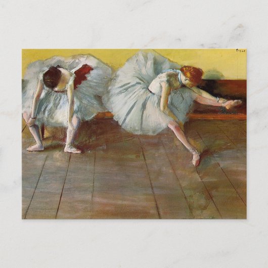Degas Two Ballet Dancers Postcard Postkarte (Vorderseite)