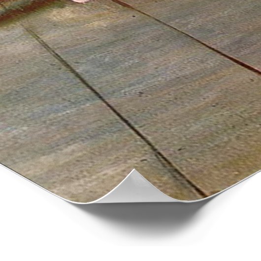 Degas Two Ballet Dancers Poster (Ecke)