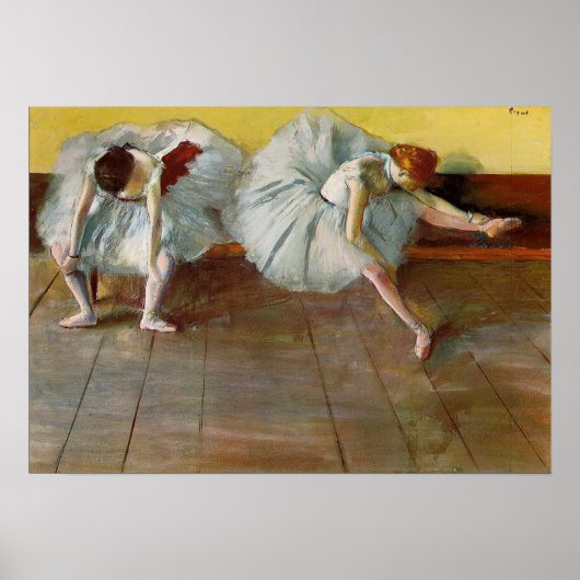 Degas Two Ballet Dancers Poster (Vorne)